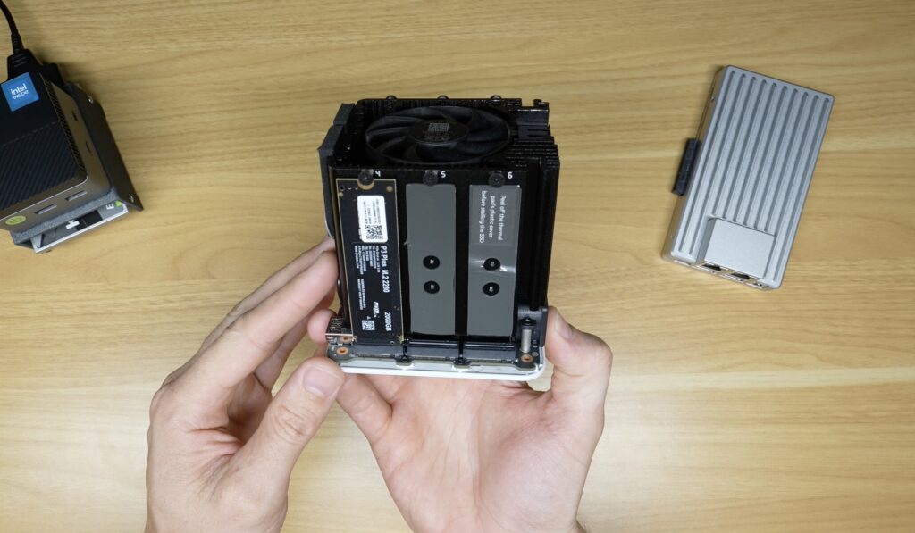 Beelink ME Mini Internals 6 M.2 Ports
